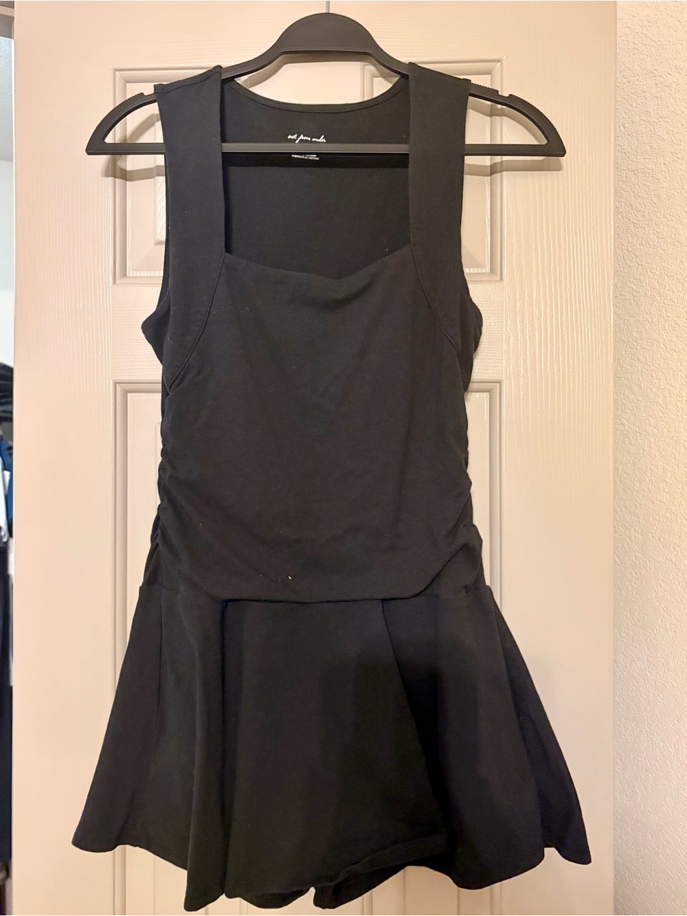 Urban Outfitters Black Sleeveless Fit & Flare Mini Dress